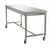 Stainless Steel Table with Castors - Cleanroom Supplies