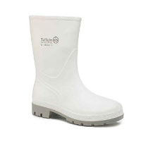 White Half Wellington Boots - Hygienic and Lightweight