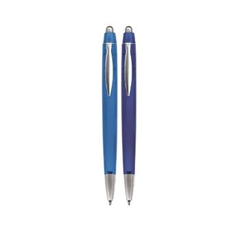 Pens Albany Plastic Retractable Pens in Frosted Colours