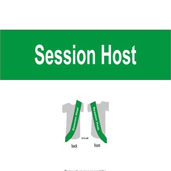 Sashes for conferences meetings and events