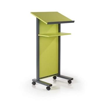 Lectern Floor Standing Mobile Lectern Podium in Bright Colours