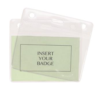 Badges Delegate Badges PVC Pouch Credit Card Size