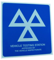 H/Duty MoT Test Station Sign 600x625mm