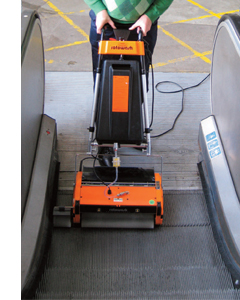 Hygienic Floor Cleaning For Escalator