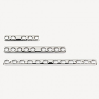 Straight Mini Plate with DC-Holes | 18mm Bridge | 2.5mm Thick | For 2.7mm &oslash; Screw | SS