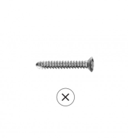 Synthes 2.0mm &oslash; Cortical Screw, Cruciate Head, Self Tapping | SST