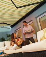 Fabric Awnings With Motorisation