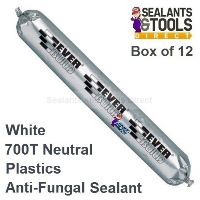 Everbuild 700T LM Silicone Sealant 600ml Box of 12 White