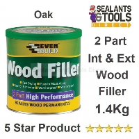 Everbuild 2 Part Wood Filler 1.4kg Oak