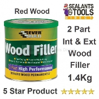 Everbuild 2 Part Wood Filler 1.4kg Redwood