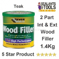 Everbuild 2 Part Wood Filler 1.4kg Teak