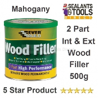 Everbuild 2 Part Wood Filler 500g Mahogany