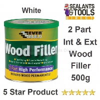 Everbuild 2 Part Wood Filler 500g White