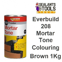 Everbuild 208 Powder Mortar Tone Colouring 1Kg - Brown