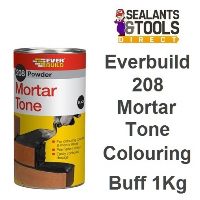 Everbuild 208 Powder Mortar Tone Colouring 1Kg - Buff