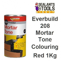 Everbuild 208 Powder Mortar Tone Colouring 1Kg - Red