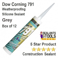 Dow Corning 791 LM Silicone Sealant Box of 12 - Grey