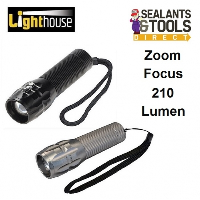Lighthouse 210 Lumen Elite Adjustable Focus Cree Led Torch Black