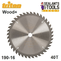 Triton 190mm 40T Construction Circular Saw Blade 16mm 514167