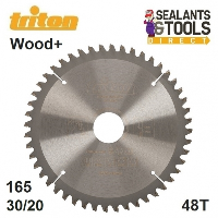 Triton 165mm 48T Construction Circular Saw Blade 30mm inc 20mm Ring 988240