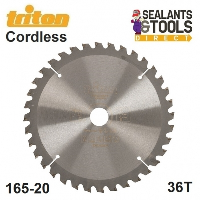 Triton 165mm 36T Cordless Construction Circular Saw Blade 20mm 962933