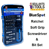 Blue Spot Ratchet Screwdriver and Bit Driver Set 12618