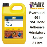 Everbuild 501 PVA Bond Sealer Adhesive Additive 5 litre PVA5L