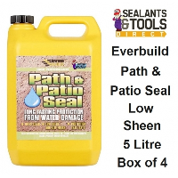 Everbuild 405 Path and Patio Seal Sealer 5 litres x 4 tubs