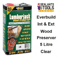 Everbuild Lumberjack Wood Preserver 5 Litre - Clear LJCR05