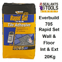 Everbuild 705 Rapid Set Tile Mortar Adhesive 20Kg RAPID20
