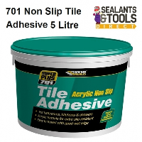 Everbuild 701 Superplus Non Slip Tile Adhesive 5 Litre NS05