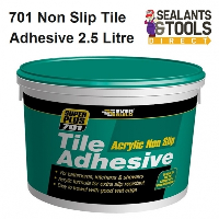 Everbuild 701 Super Plus Non Slip Tile Adhesive 2.5 Litre NS02
