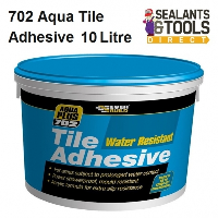 Everbuild 702 Aqua Plus Water Resistant Tile Adhesive 10 Litre RES10 