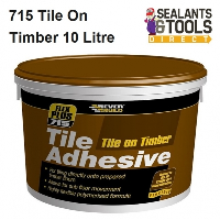 Everbuild 715 Tile on Timber Flexible Adhesive and Grout 10 Litre Grey TOT10