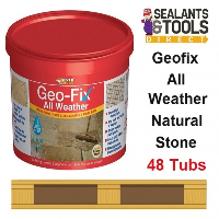 Everbuild Geo-Fix All Weather Paving Jointing Compound Natural Stone 48 Tub Pallet