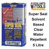 Everbuild 408 Solvent based Super Seal Water Repellent Sealer 5 Litre