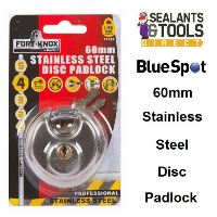 Fort-Knox 60mm Disc Padlock Stainless Steel 77025