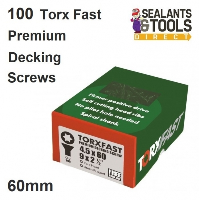 Forgefix Torxfast Premium Torx Decking Screws 4.5 x 60mm Box 100