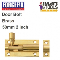 Forgefix Brass Sliding Door Barrel Bolt 50mm 2 inch FGEDBLTBR2 