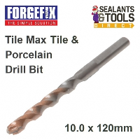 Forgefix Tile Max Porcelain and Ceramic Drill Bit 10mm x 120mm TM10120T 