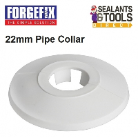 Forgefix Pipe Cover 22mm White Collar 1 x Surround