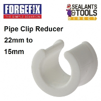 Forgefix Pipe Clip Bracket Reducer 22mm to 15mm PCR 100 Pack