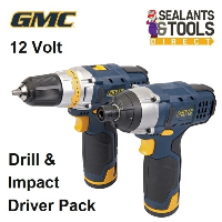 GMC Cordless Li-ion Drill and Impact Driver Set GTPDDID12