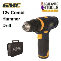 GMC GCHD12 Combi Cordless 12v Li-ion Hammer Drill 262382