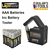 Lighthouse Battery Tester and AAA Batteries Pack 16 BATAAAPK 
