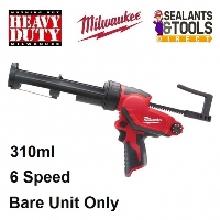 Milwaukee M12 Cordless Sealant Caulking Gun 310ml Bare Unit