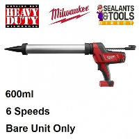 Milwaukee M18 Cordless Sealant Caulking Barrel Gun 600ml Bare Unit