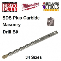Milwaukee SDS Plus Masonry Drill Bit - 22mm x 250mm