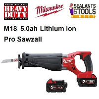 Milwaukee M18 CSX-502X Sawzall Recip Reciprocating Saw 2 x 5.0ah Li-Ion