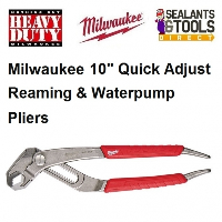 Milwaukee Reaming Waterpump Pliers 10 inch Quick Adjustable 